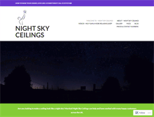 Tablet Screenshot of marshall-nightsky-ceilings.com